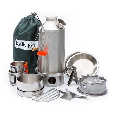 Ultimate 'Base Camp' Kit (Stainless Steel) - VALUE DEAL Camping