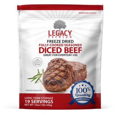 Freeze-dried beef